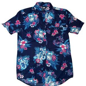 Star Wars Men's Millennium Falcon And R2-D2 Tropical Hawaiian Shirt size small